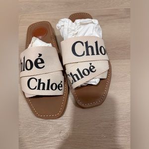 Authentic Chloé Woody slide sandal 38